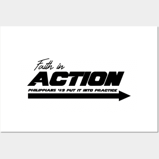 Faith in ACTION - Put it into practice Posters and Art